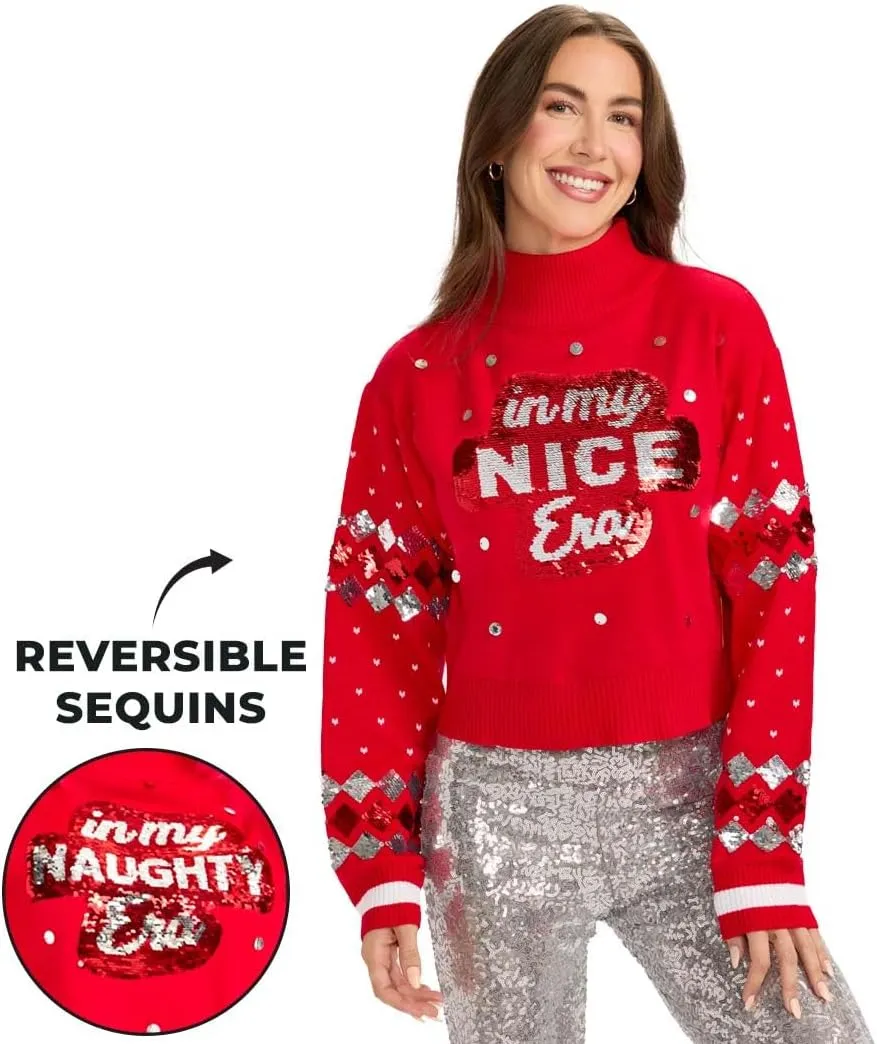 Tipsy Elves Womens Christmas Turtleneck Sweaters - Cute and Festive Holiday Sweaters for Women