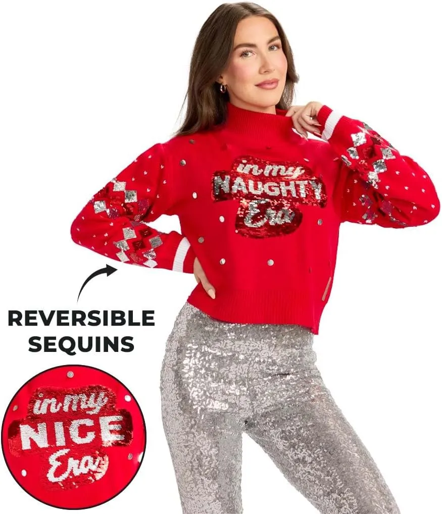 Tipsy Elves Womens Christmas Turtleneck Sweaters - Cute and Festive Holiday Sweaters for Women