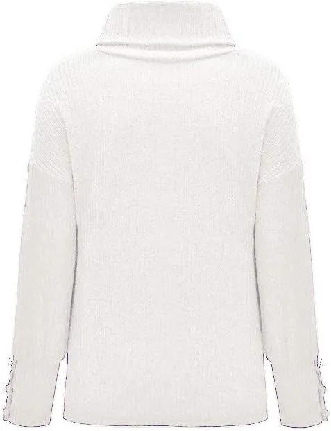 Turtleneck Sweater Women Oversized Cable Knit Sweater Cowl Neck Chunky Sweater Winter Plus Size Cute Pullover Jumper