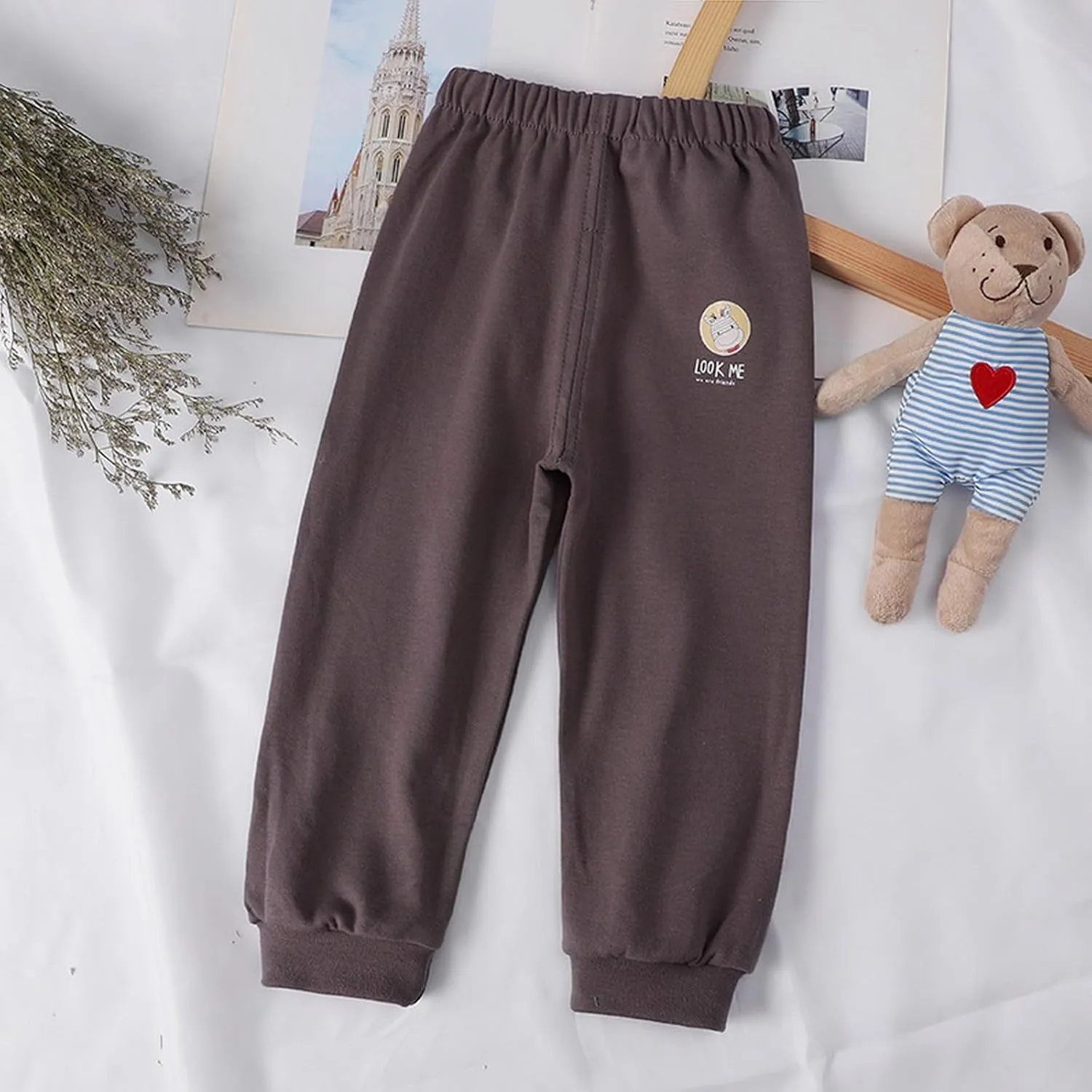 Unisex Casual Sports Pants Kids Boy Girl Jogger Sweatpants Toddler Cotton Classical Sport Pants Pull