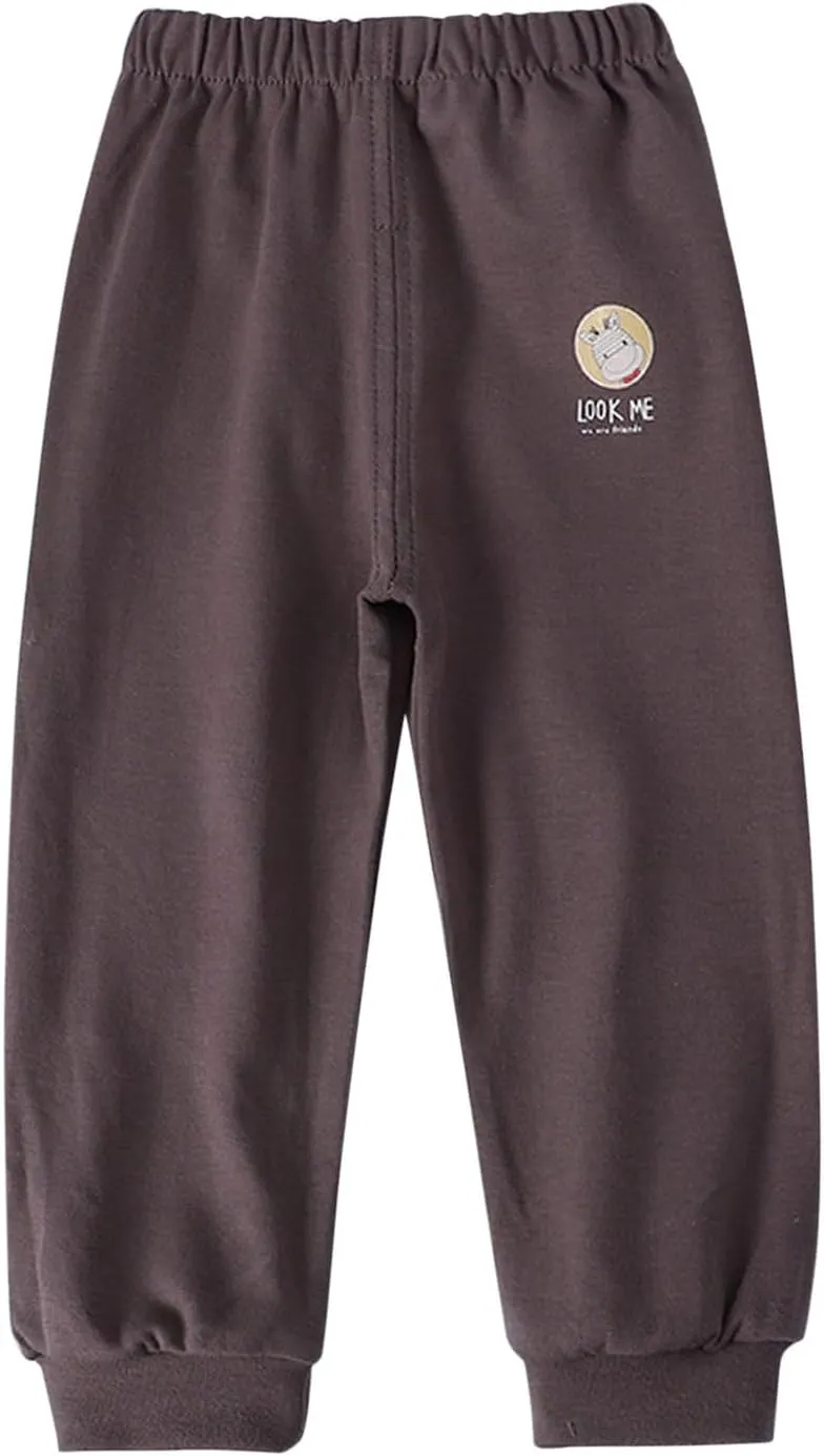 Unisex Casual Sports Pants Kids Boy Girl Jogger Sweatpants Toddler Cotton Classical Sport Pants Pull