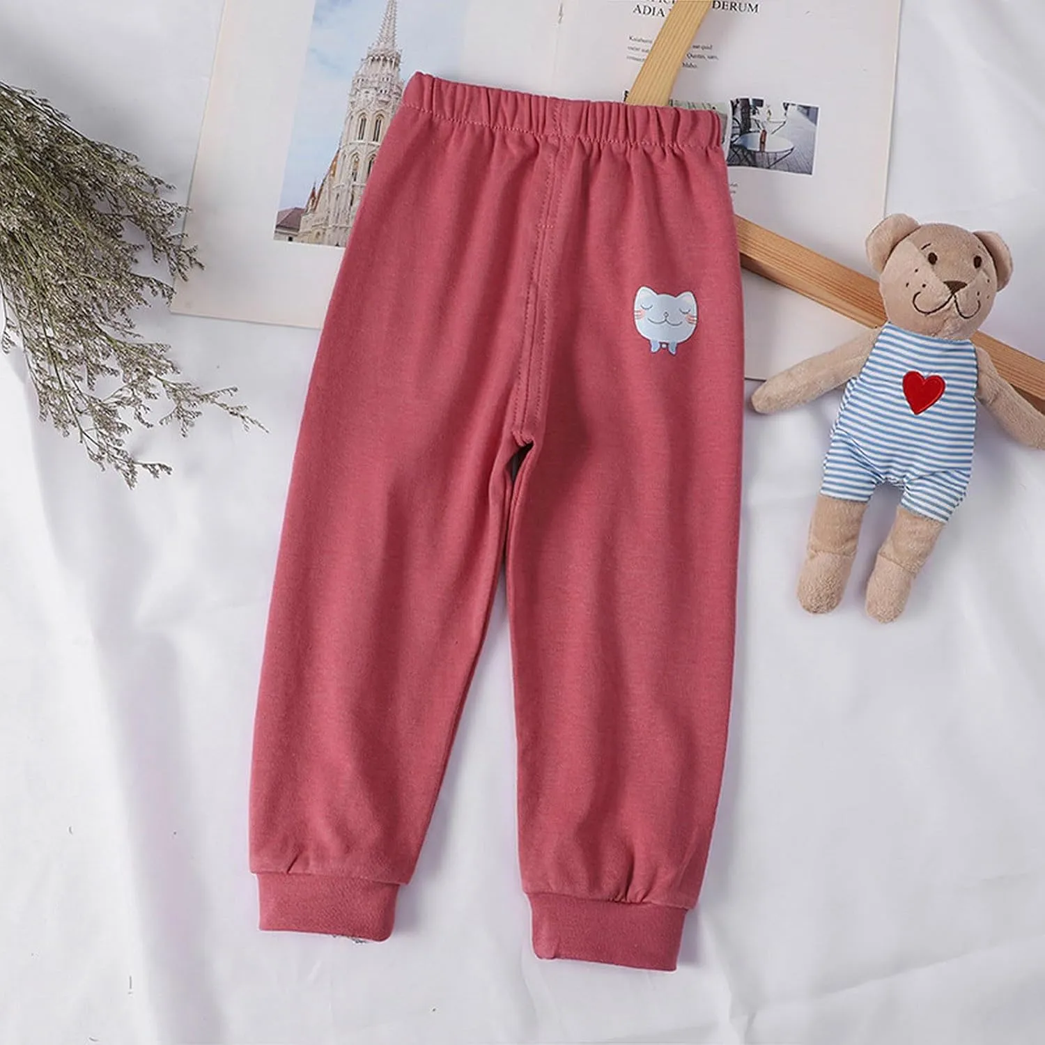 Unisex Casual Sports Pants Kids Boy Girl Jogger Sweatpants Toddler Cotton Classical Sport Pants Pull