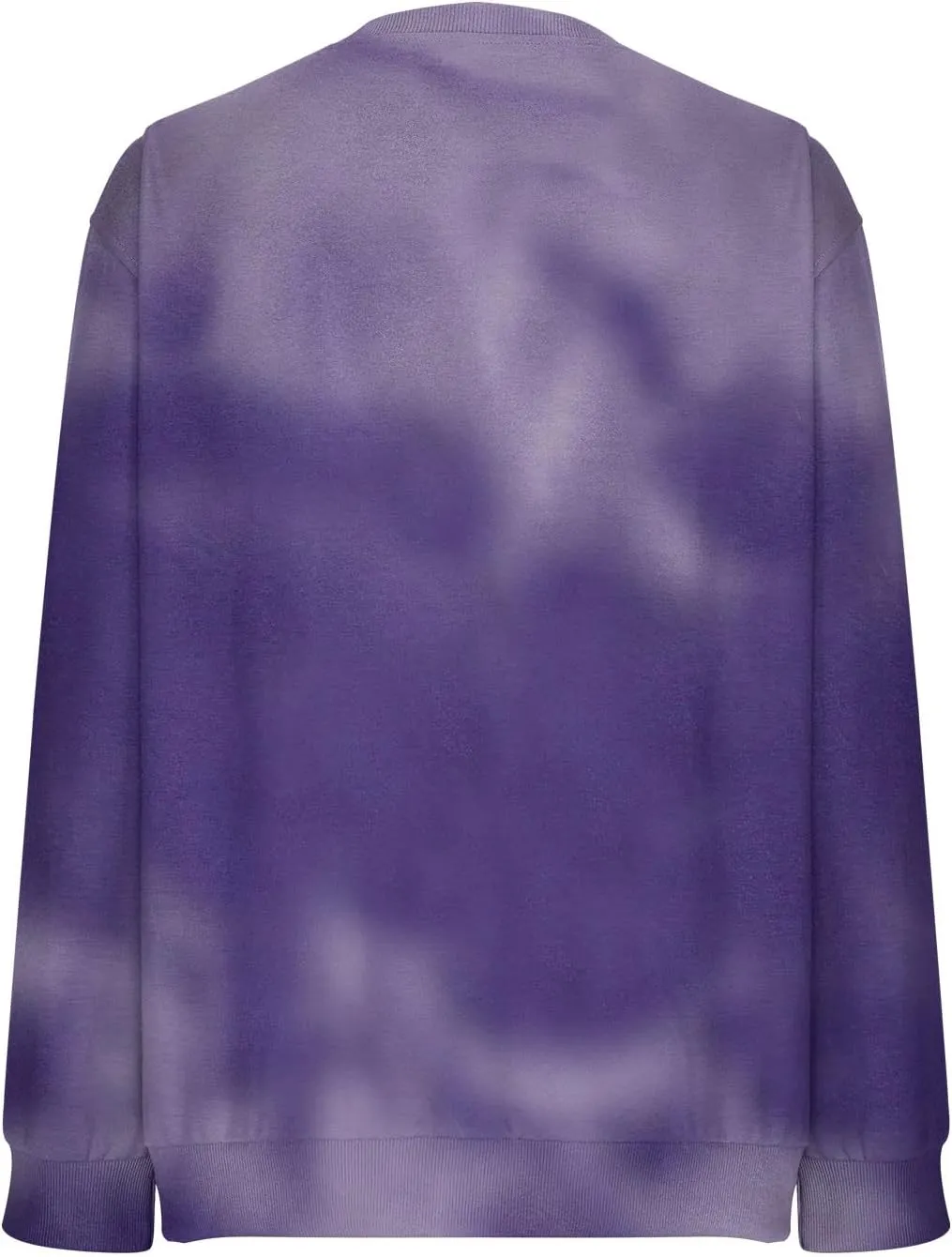 Women Tie Dye Oversized Shirt Casual Crewneck Long Sleeve Pullover Tops Fall Lightweight Drop Shoulder Sweatshirts