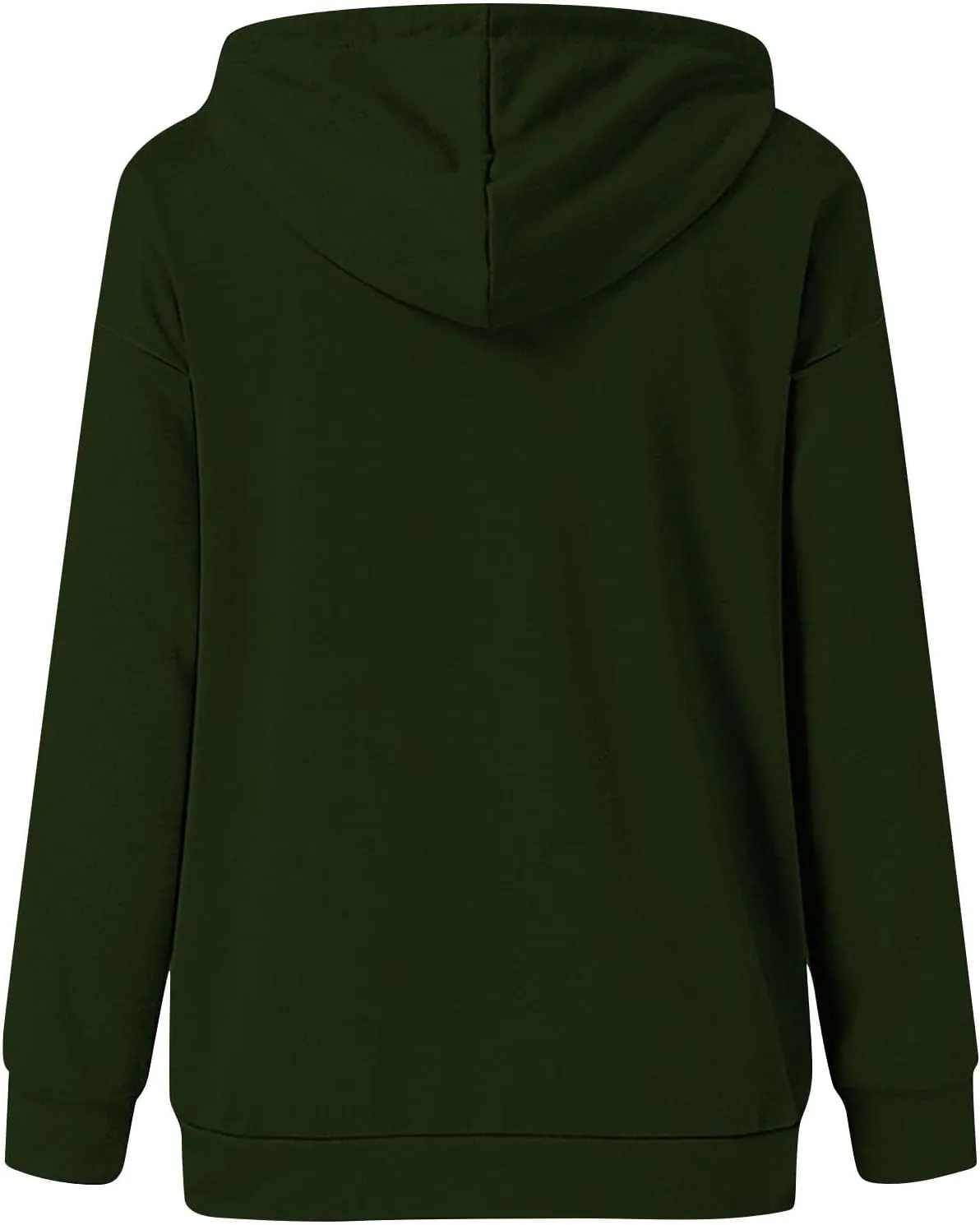 Womens 2024 Button Collar Hoodies Drawstring Hooded Pullover Sweatshirts Casual Long Sleeve Tops Shirts