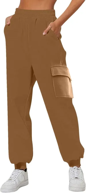 Women's Fleece Lined Pants Water-Resistant Sweatpants Winter Thermal Ski Hiking Running Joggers Warm Pants for Women