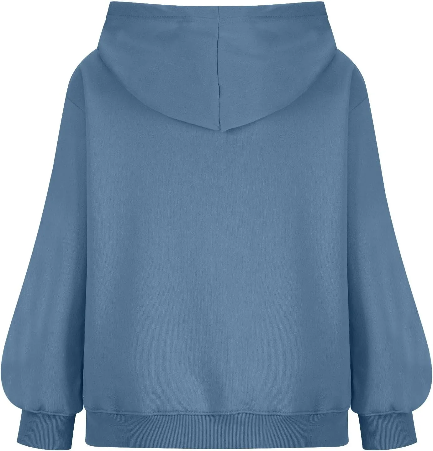Womens Oversized Hoodies Fall Basic Casual Fleece Sweatshirts 2024 Preppy Drawstring Pullover with Kangaroo Pocket