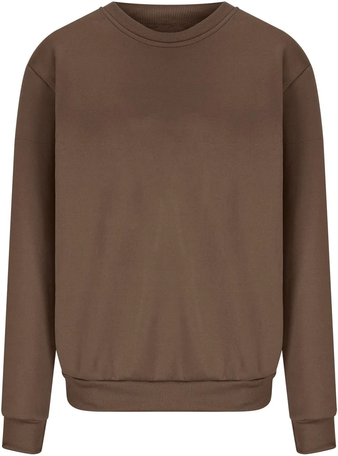 Womens Oversized Sweatshirt 2024 Casual Trendy Pullover Shirts Long Sleeve Crewneck Tunic Tops Ladies Fall Clothing