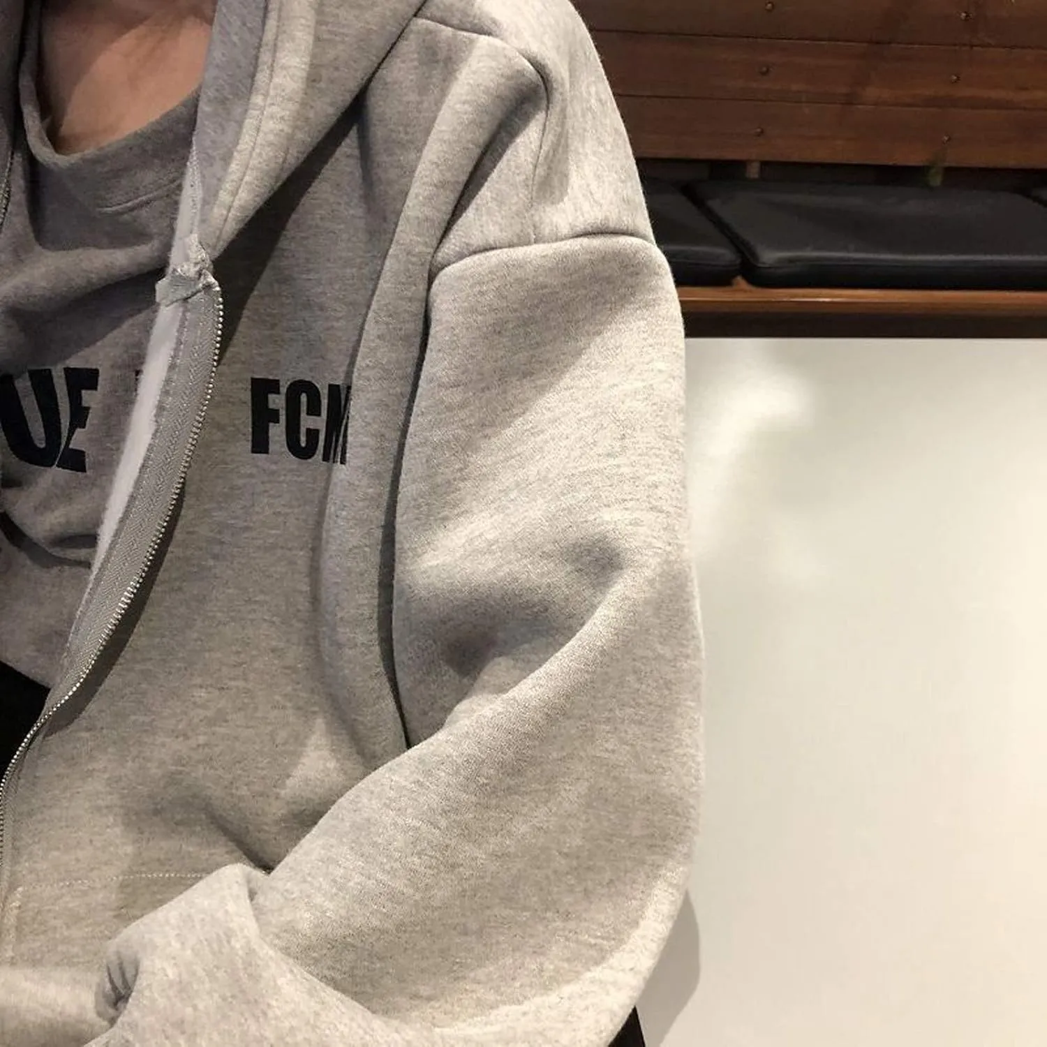 Women's Zip Front Drawstring Hoodie Long Sleeve Casual Sweatshirt Top Black Hoodies for Women