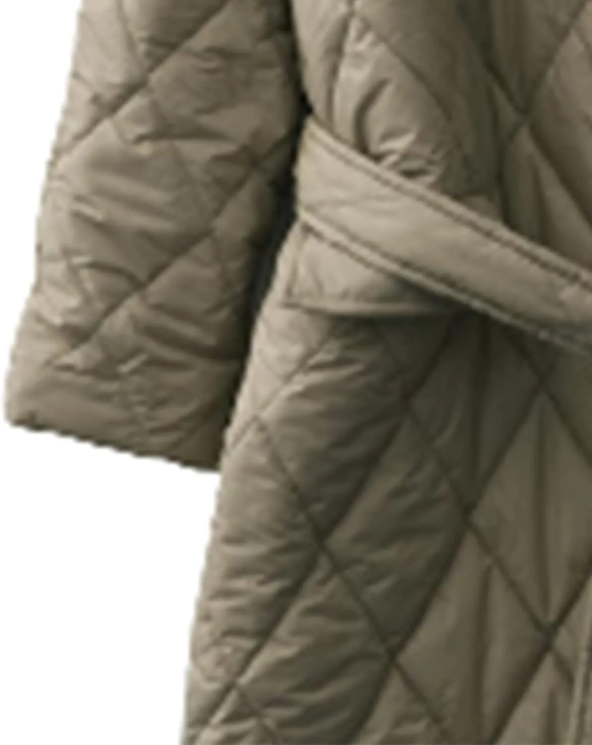XUNRYAN Women’s Shawl Collar Winter Warm Down Coats Long Quilted Lightweight Puffer Jackets Fashion Diamond Plaid Kimono Coat