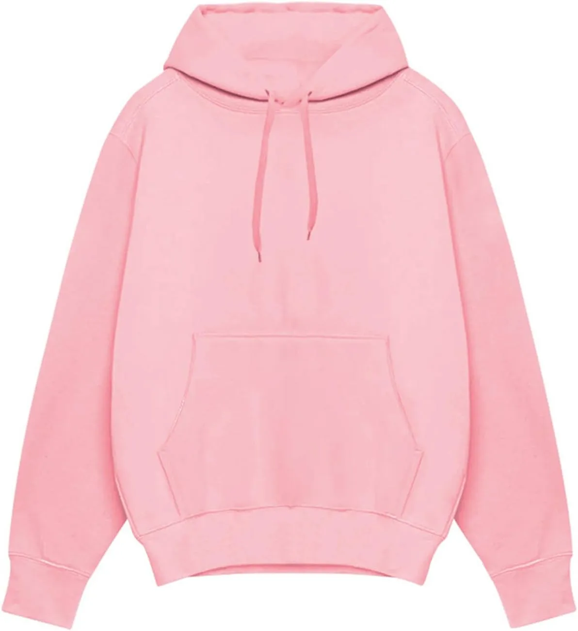 Ymosrh Mens Casual Hoodie Sweatshirt Solid Color Long Sleeve Workout Hooded Sweatshirts with Pockets Hoodies Pullover, S-3XL