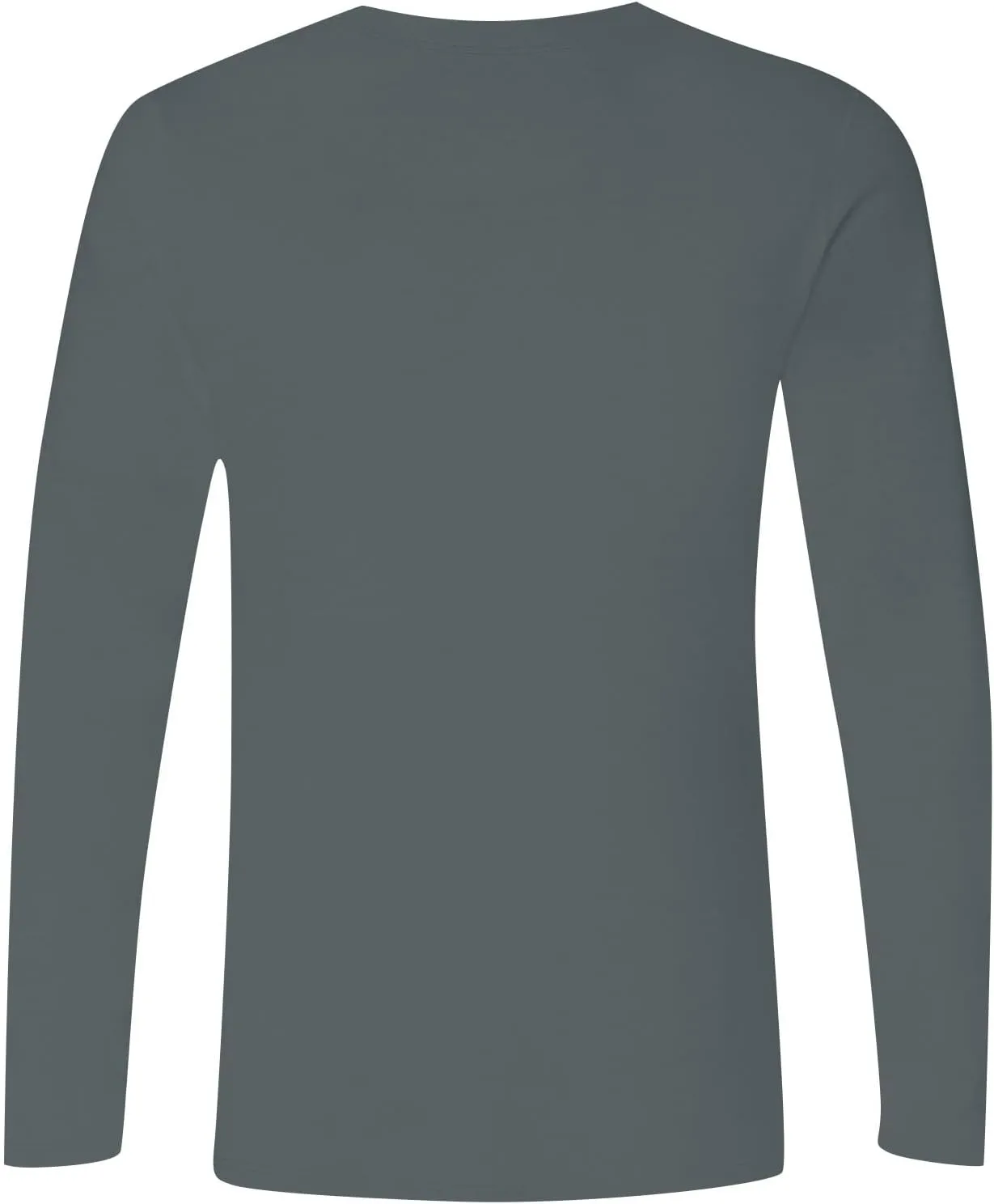 Ymosrh Men's Fashion Sweatshirts Athletic Workout Long Sleeve Crewneck Basic Solid Sweat Shirts Casual Sweatshirt, S-4XL