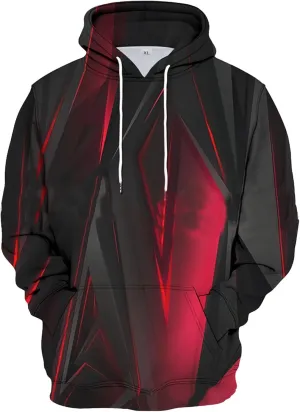 Ymosrh Men's Graphic Hoodies Print Long Sleeve Drawstring Hoodie Pullover Sweatshirt, M-6XL