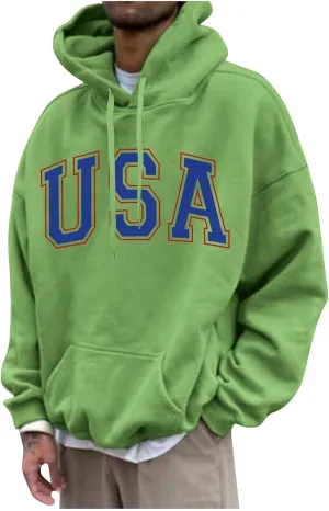 Ymosrh Men's Hoodie Unisex Printed Pullover Hooded Sweatshirt With Pockets Hoodies Graphic, M-6XL