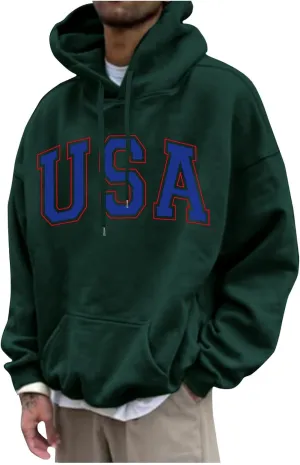 Ymosrh Men's Hoodie Unisex Printed Pullover Hooded Sweatshirt With Pockets Hoodies Graphic, M-6XL