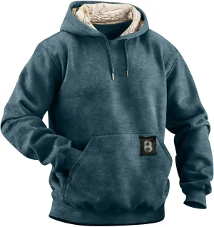 Ymosrh Men's Hoodies Sports Casual Long Sleeve Fleece Lined Hooded Sweatshirts with Pockets Gym Training Hoodie, M-4XL