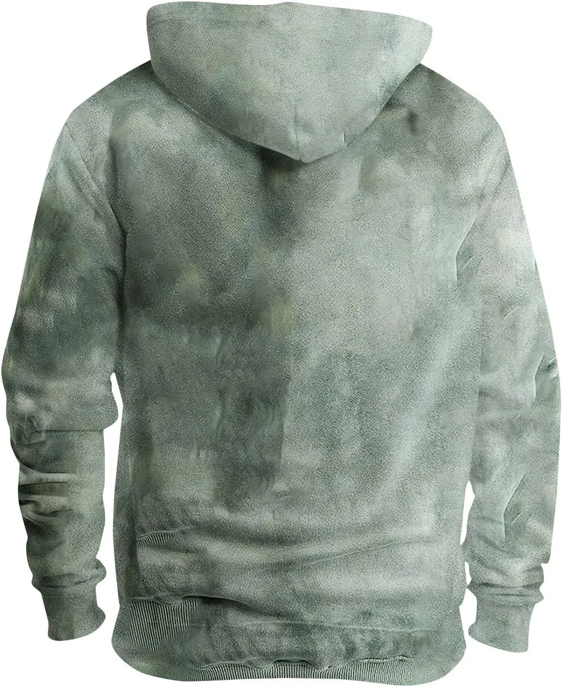 Ymosrh Men's Sweatshirt Unisex Hoodies Novelty Print 3D Pattern Hooded Pullover Sweatshirt With Pocket Hoodies, M-6XL