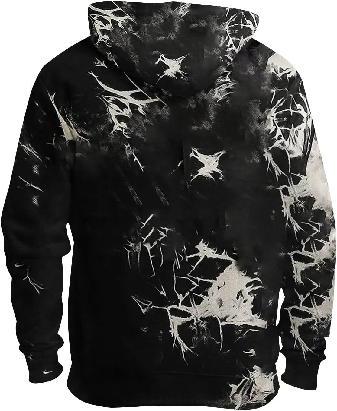 Ymosrh Men's Sweatshirt Unisex Hoodies Novelty Print 3D Pattern Hooded Pullover Sweatshirt With Pocket Hoodies, M-6XL