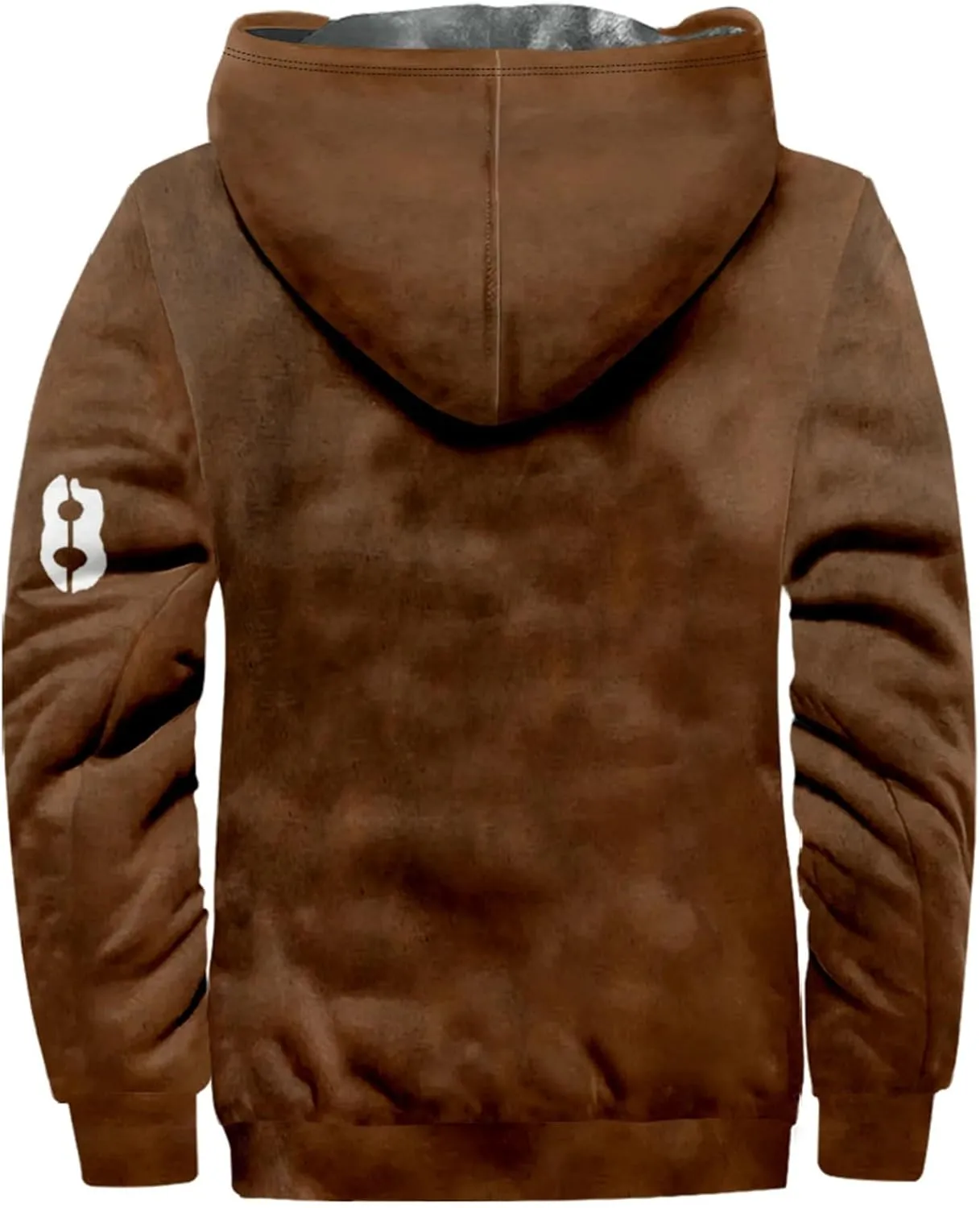 Ymosrh Men's Sweatshirts Fleece Lined Hoodies Casual Drawstring And Zipper Hoodie Slim Fit Sweatshirts Pullover, M-7XL