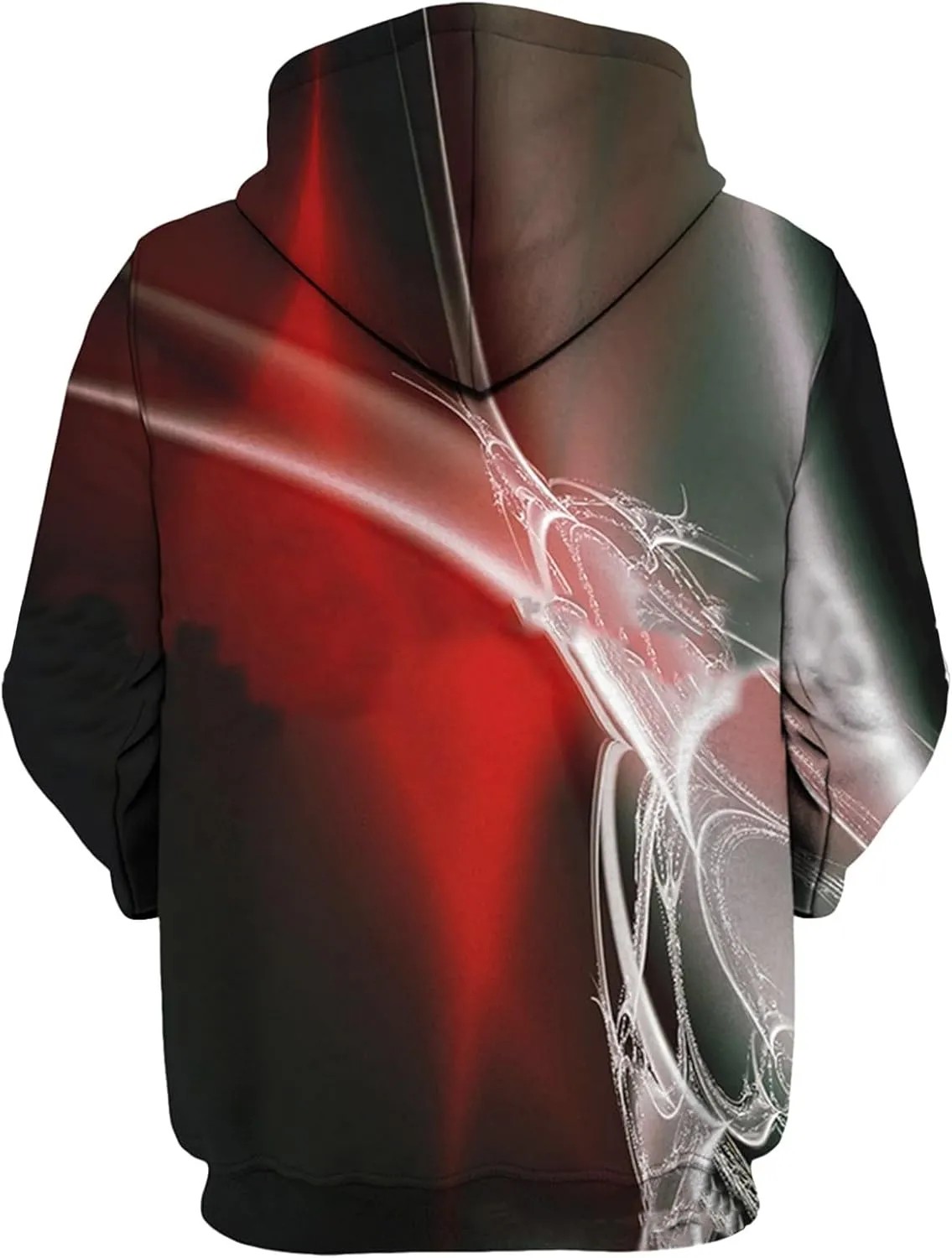 Ymosrh Men's Sweatshirts Novelty Graphic Hooded Sweatshirt Casual Long Sleeve Drawstring Pullover Hoodies, M-6XL