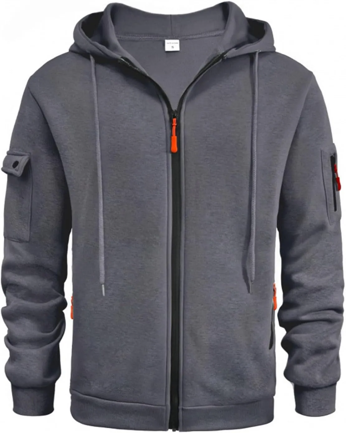 Ymosrh Mens Tactical Hoodies Zip Up Pullover Sweatshirt Long Sleeve Winter Work Hoodie Casual Workout Sweatshirts, M-3XL