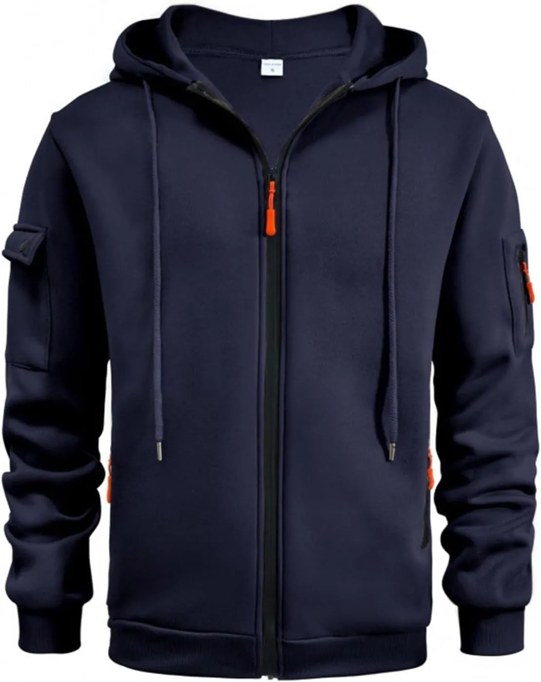 Ymosrh Mens Tactical Hoodies Zip Up Pullover Sweatshirt Long Sleeve Winter Work Hoodie Casual Workout Sweatshirts, M-3XL