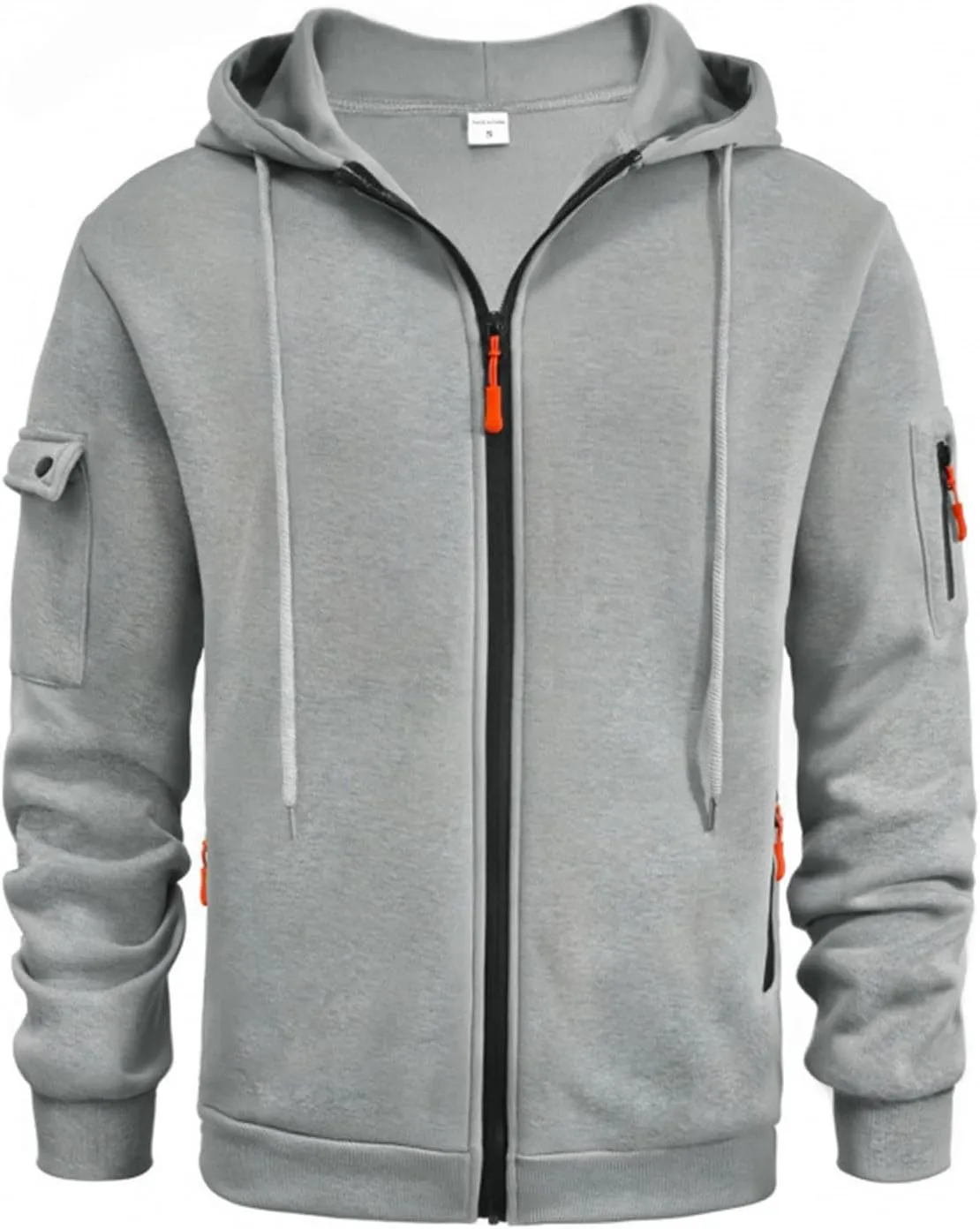 Ymosrh Mens Tactical Hoodies Zip Up Pullover Sweatshirt Long Sleeve Winter Work Hoodie Casual Workout Sweatshirts, M-3XL