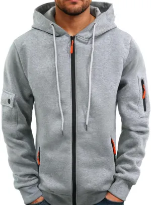 Ymosrh Mens Tactical Hoodies Zip Up Pullover Sweatshirt Long Sleeve Winter Work Hoodie Casual Workout Sweatshirts, M-3XL