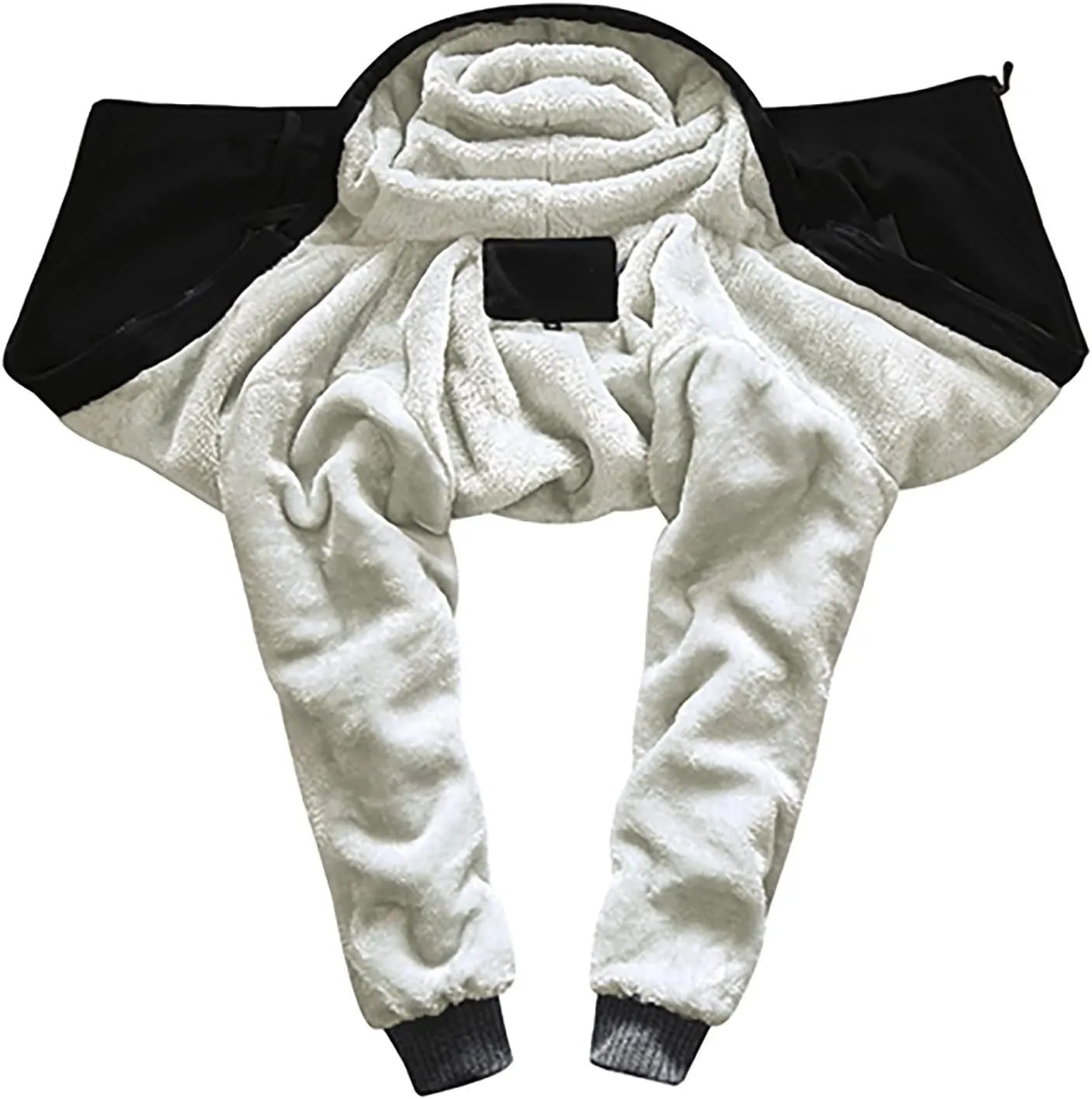 Ymosrh Mens Work Hoodies Zip Up Hoodie Fleece Lined Sweatshirt Long Sleeve Warm Hoodie Jacket Coat Pullover Hoodie, S-5XL