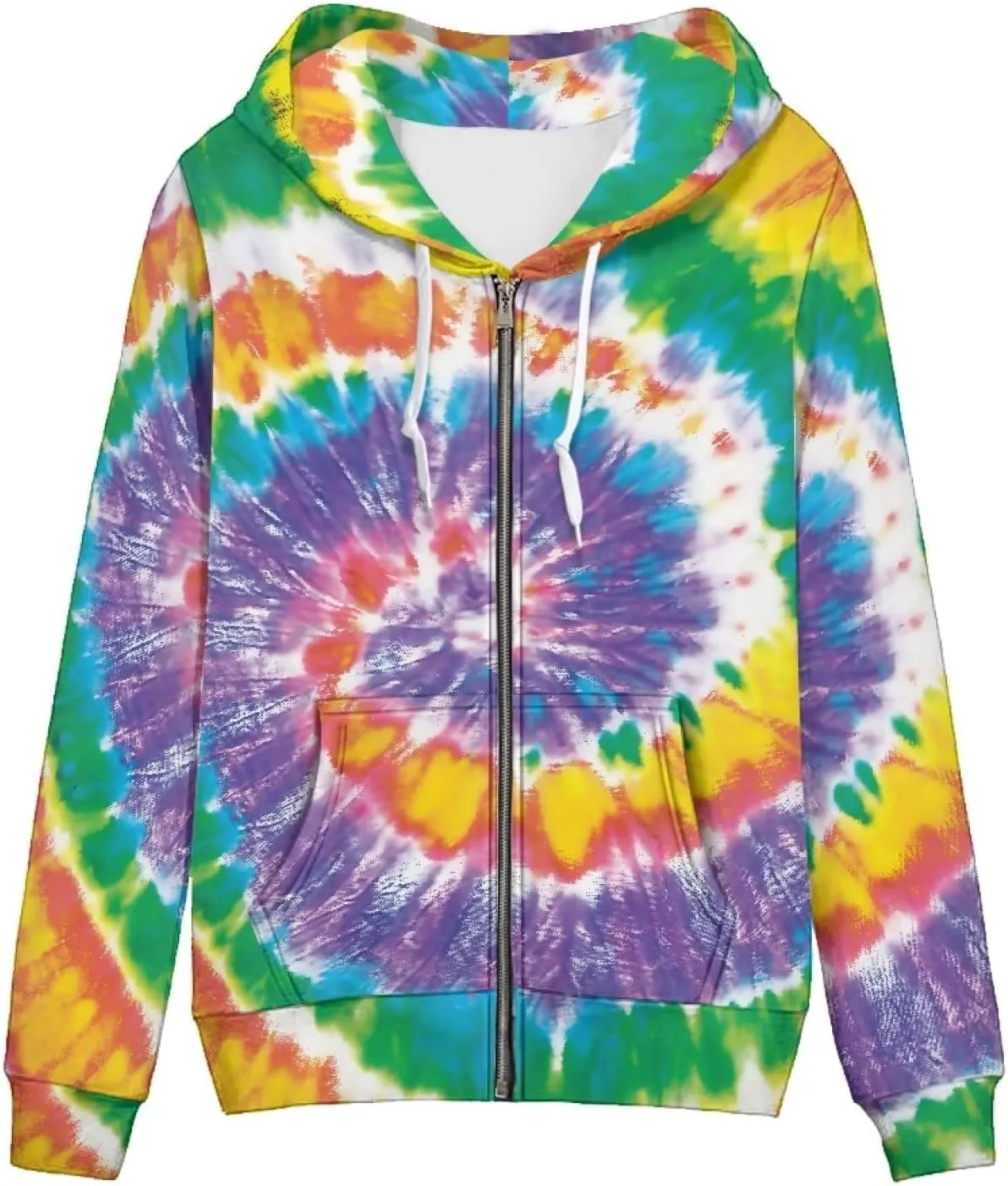 Zip up Trendy Hoodies for Women Novelty Graphic Long Sleeve Hooded with Pocket Sweatshirt Jacket Pullover XS-5XL