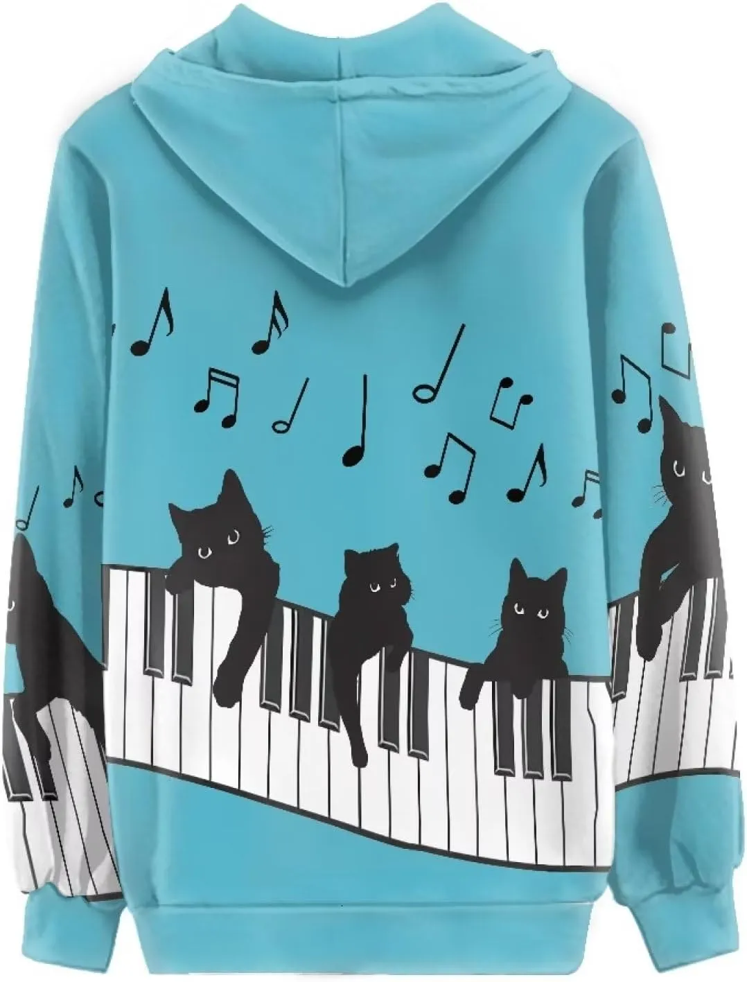 Zip up Trendy Hoodies for Women Novelty Graphic Long Sleeve Hooded with Pocket Sweatshirt Jacket Pullover XS-5XL