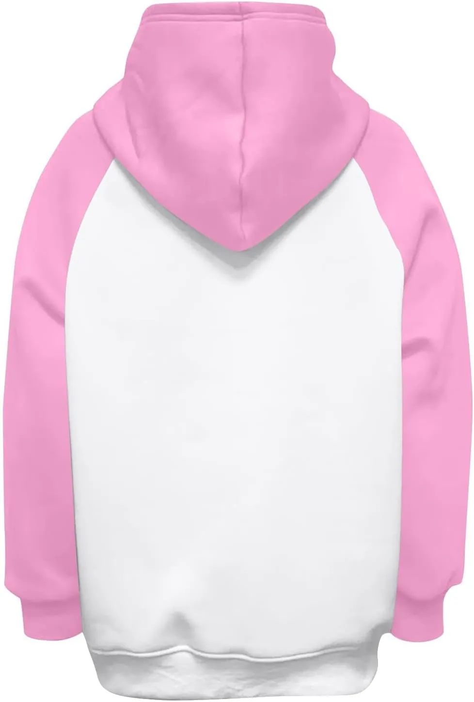 ZWRXW Women's Oversized Hoodies Raglan Long Sleeve Hooded Pullover Tops Fashion Basic Sweatshirts with Kangaroo Pocket